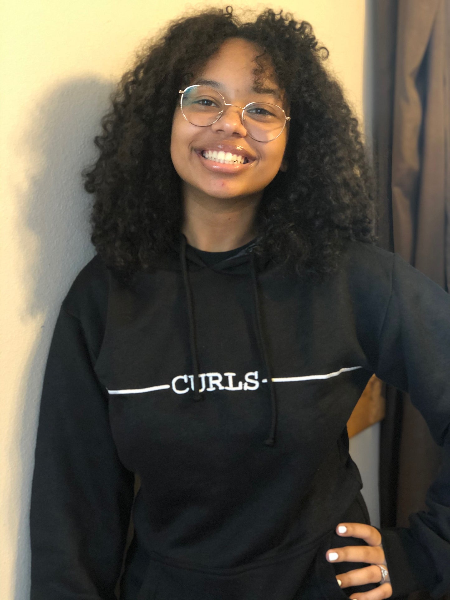 Satin Lined Hoodie Women's CURLS | Represent and Protect Your Curls